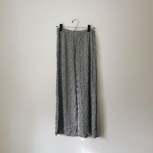 Vintage Mini Cow Print Midi Skirt